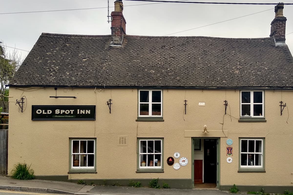The Old Spot Inn at Dursley, a traditional Cotswold pub